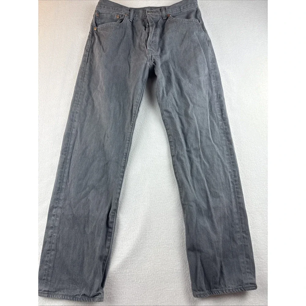Levi's Men's Cotton 501 Straight Leg Button Fly Original‎ Fit Denim Jean 34/32